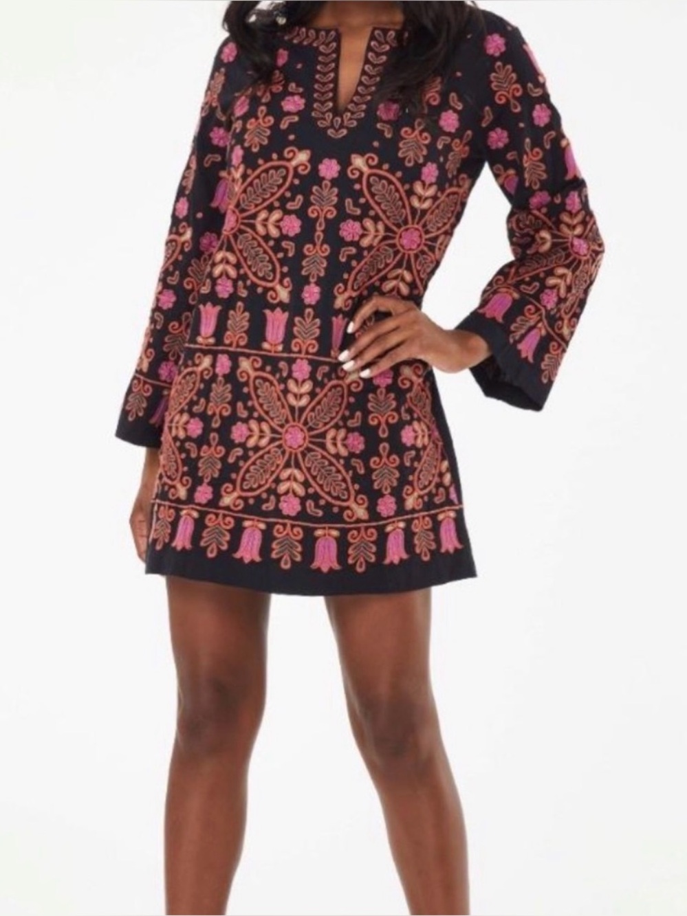Roller Rabbit Jodha Embroidered Juliana Dress